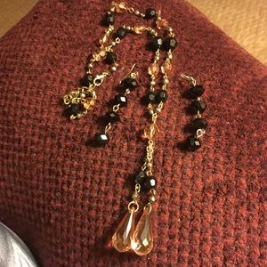 💚Necklace and earrings set